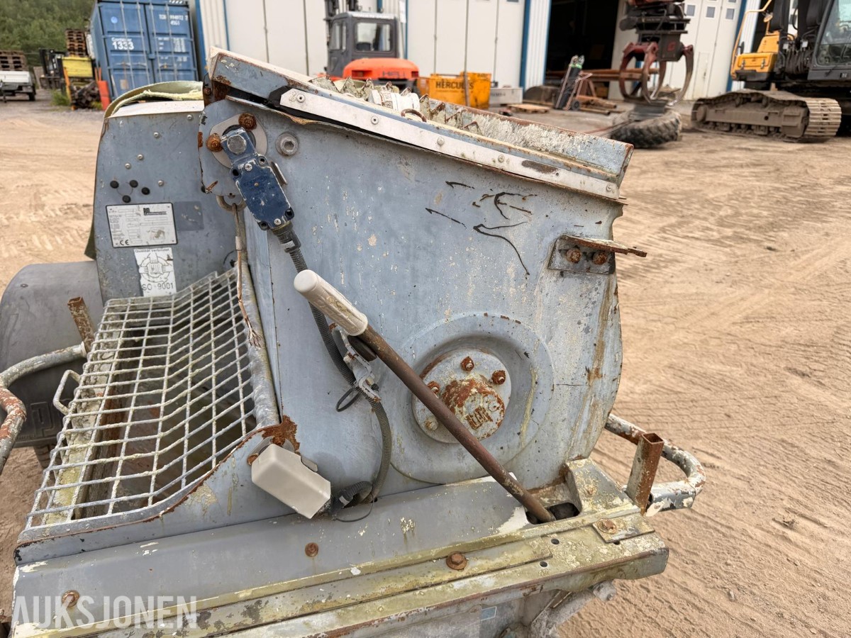 2010 Putzmeister SP11 BMT mørtelpumpe – 751 timer Repobjekt