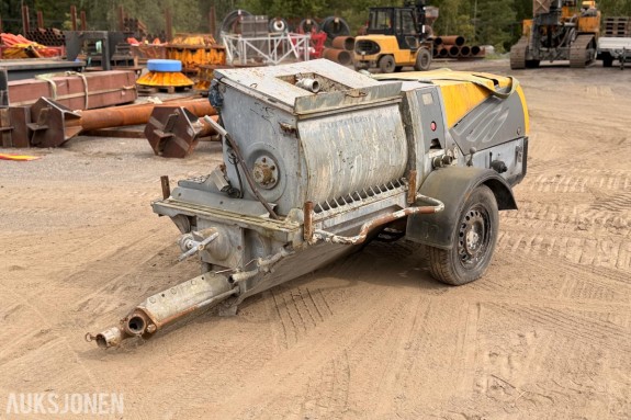 2010 Putzmeister SP11 BMT mørtelpumpe – 751 timer Repobjekt