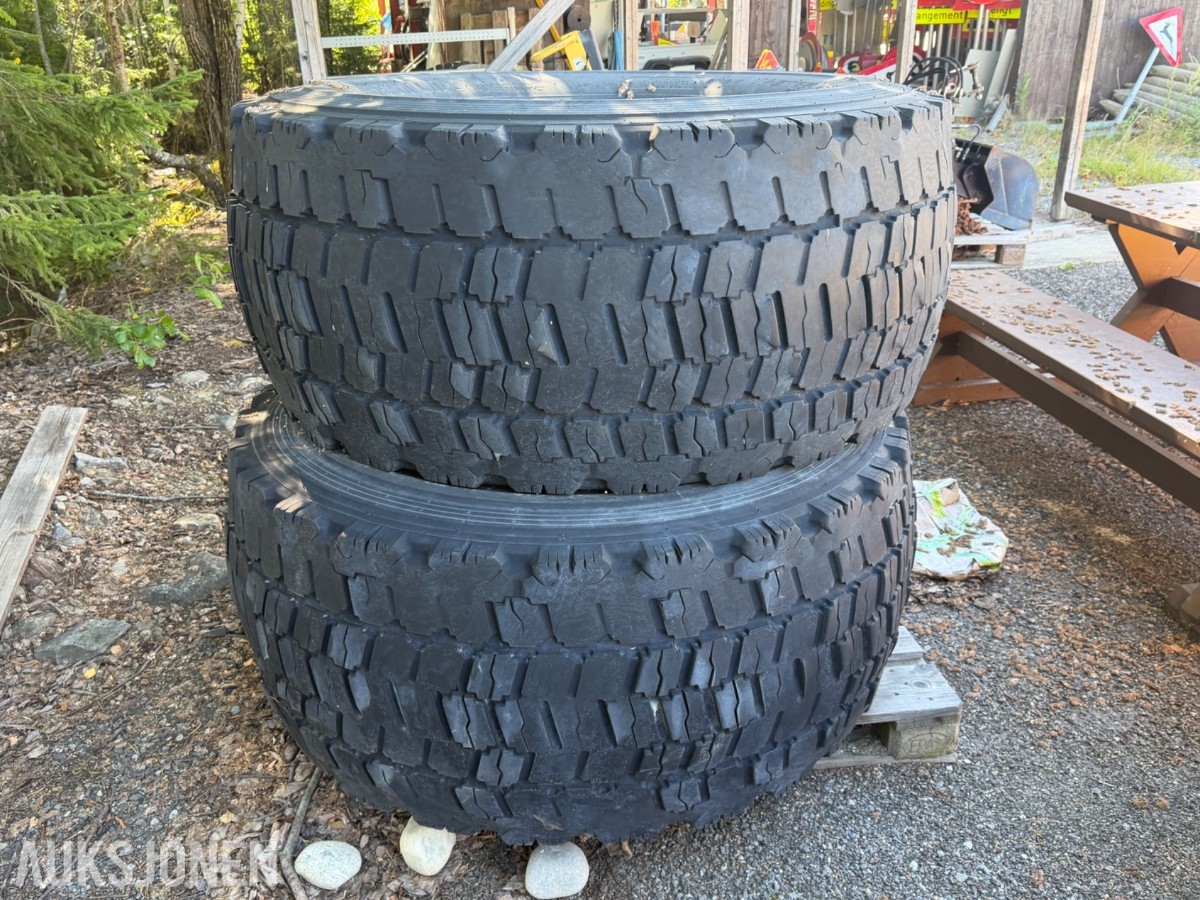 2 stk V-Steel Snow vinterdekk 600/65R25 - fungerende stand