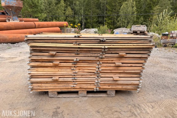 72 stk. pallkarmer – Selges uten minstepris ok