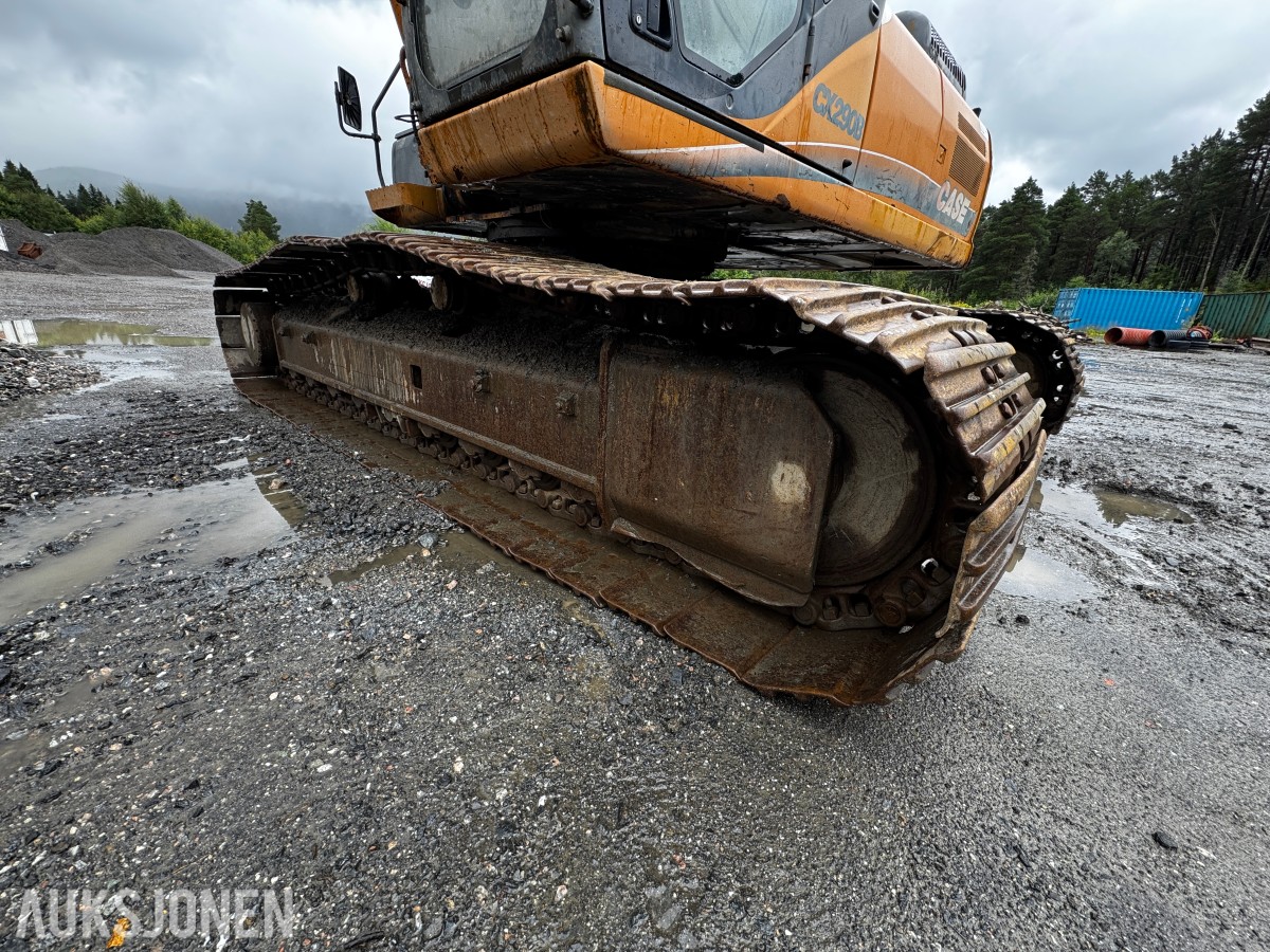 2007 Case CX290B gravemaskin - Graveskuffe - Tilleggshydraulikk