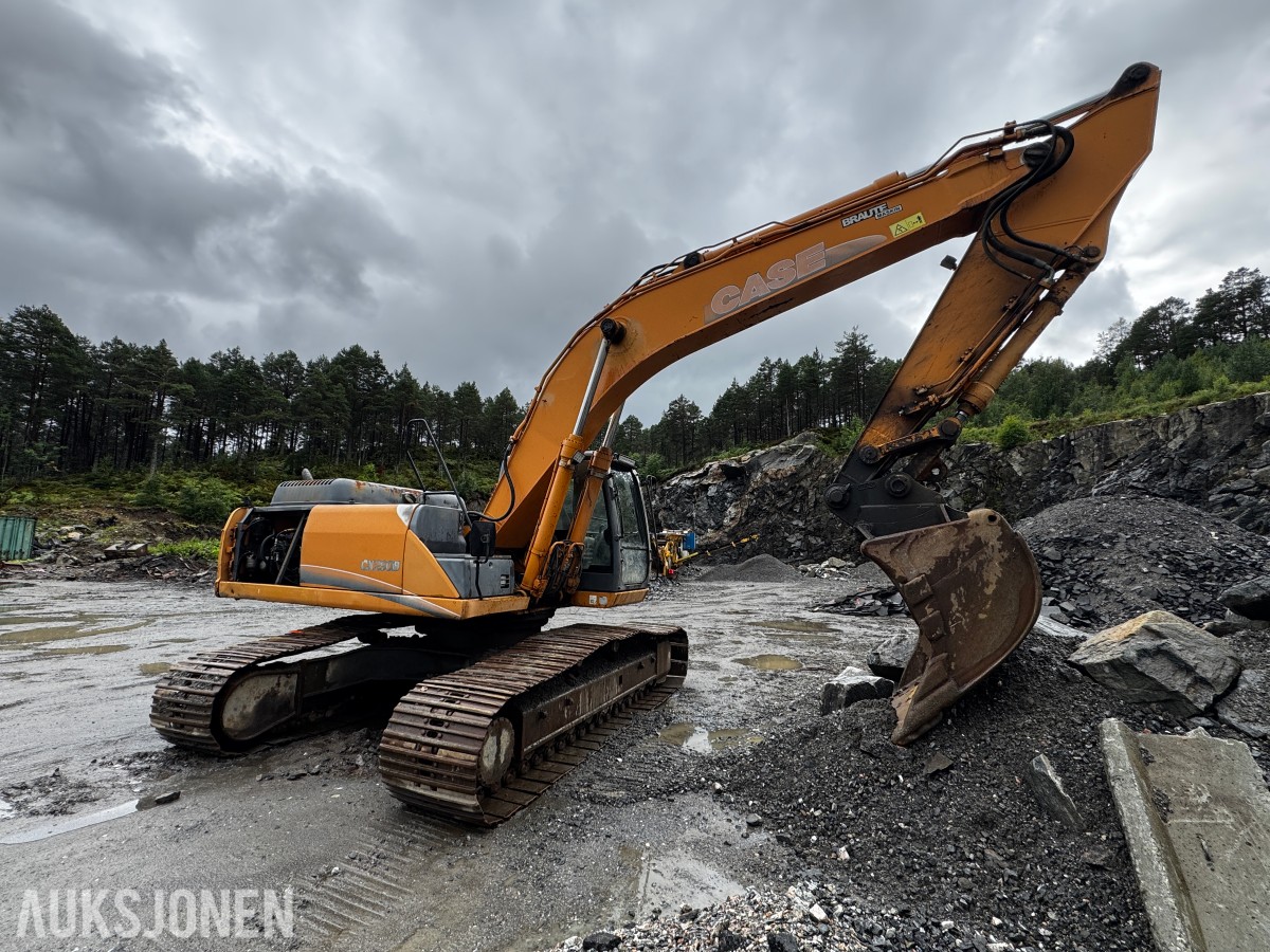 2007 Case CX290B gravemaskin - Graveskuffe - Tilleggshydraulikk