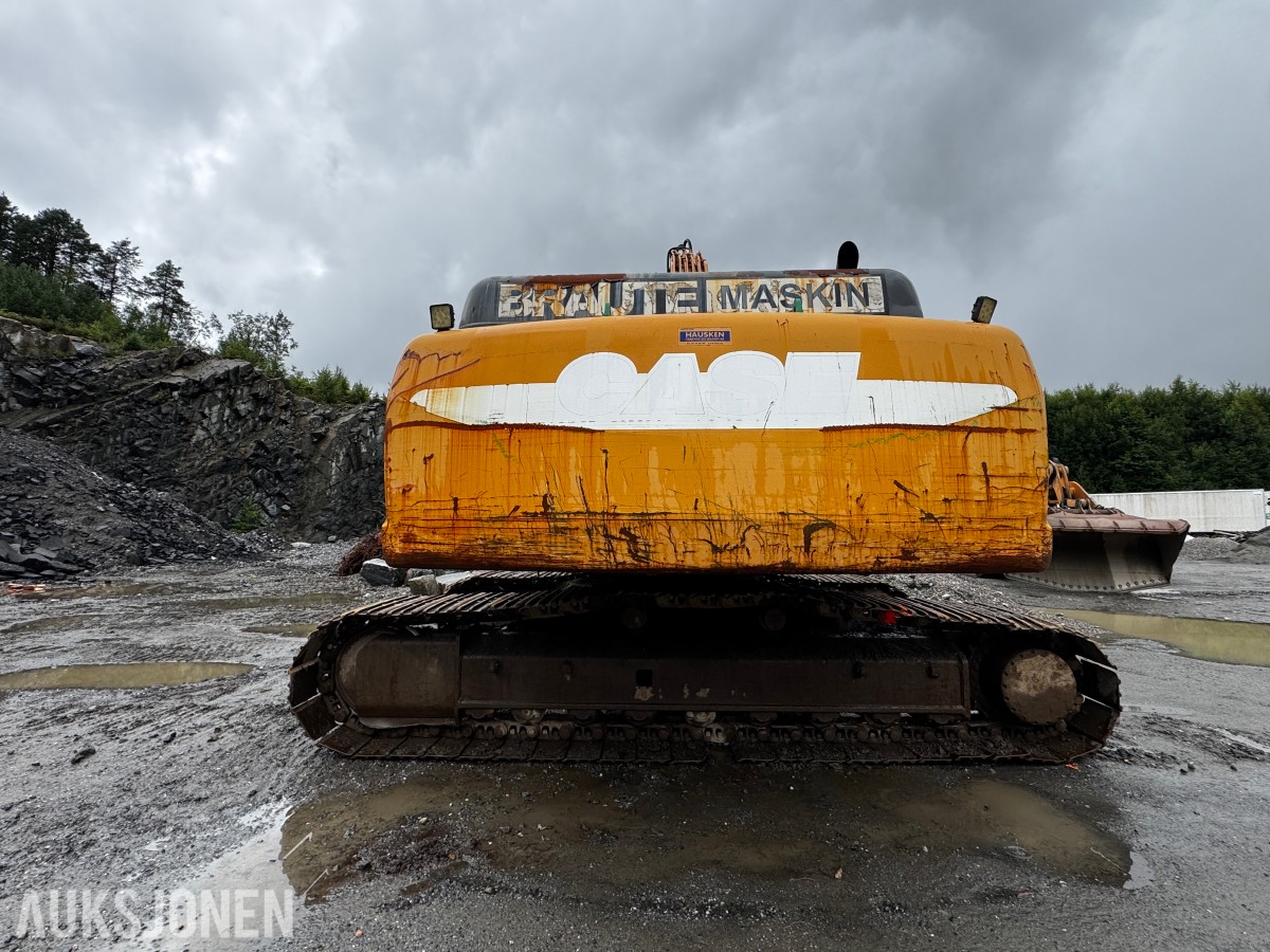 2007 Case CX290B gravemaskin - Graveskuffe - Tilleggshydraulikk