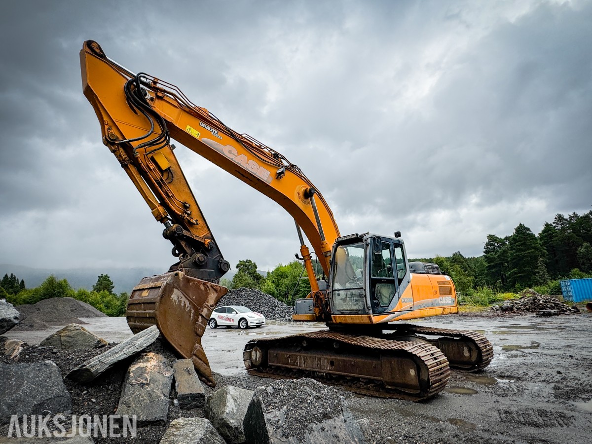 2007 Case CX290B gravemaskin - Graveskuffe - Tilleggshydraulikk