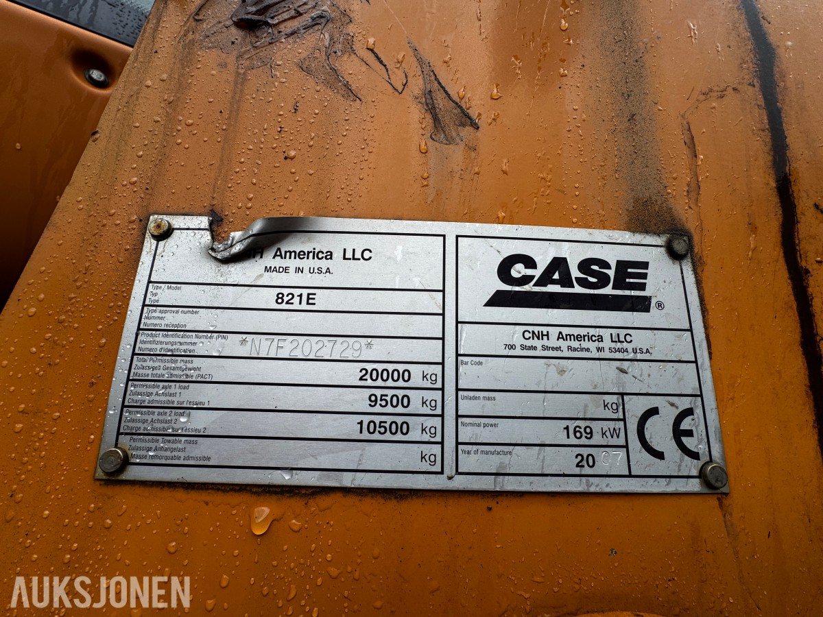 2007 Case 821E Hjullaster