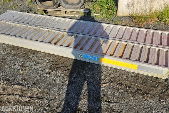 ALM kjørebroer i Aluminium - 2 stk