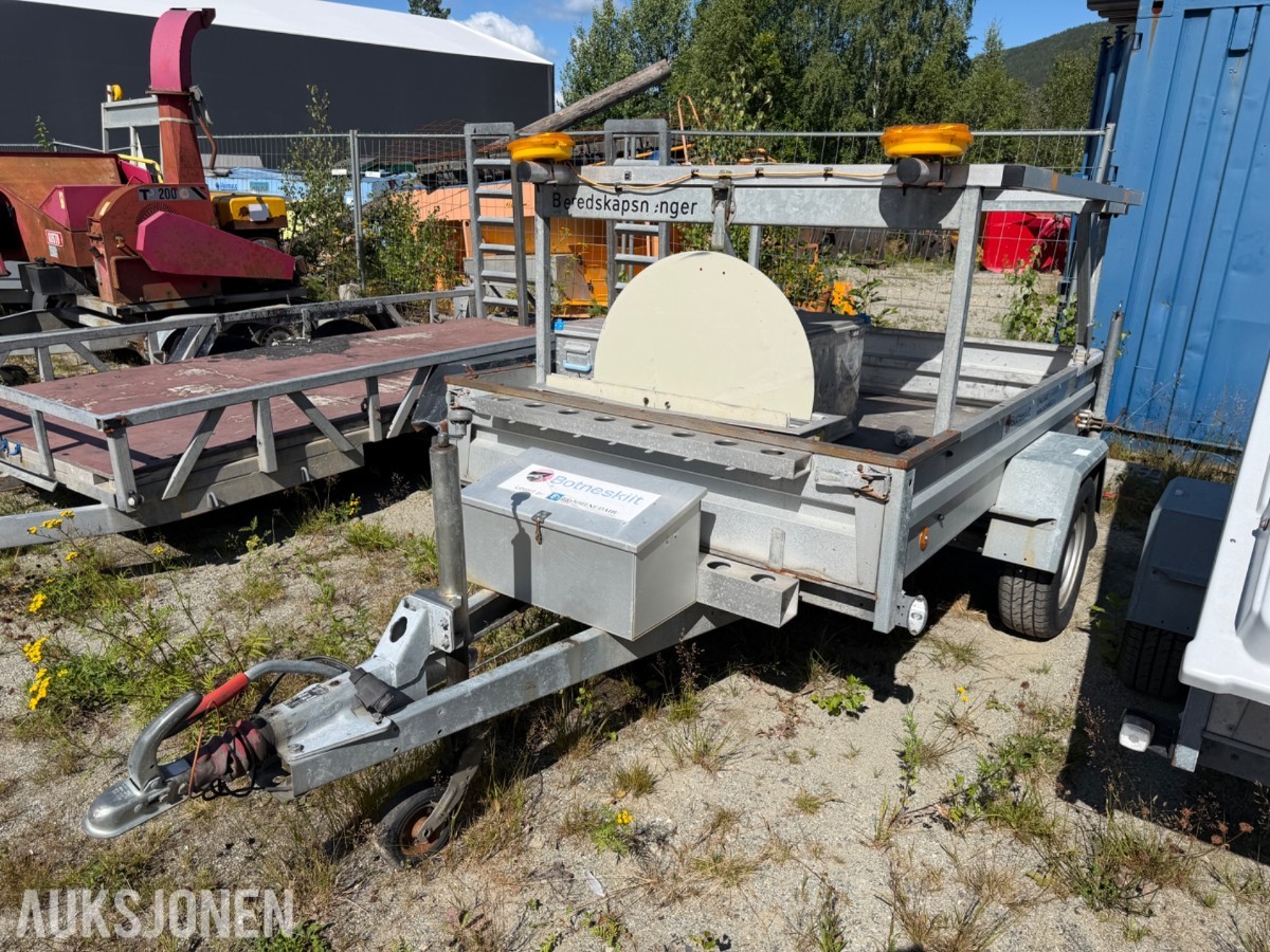 2012 Tysse beredskapshenger - 1300 kg totalvekt
