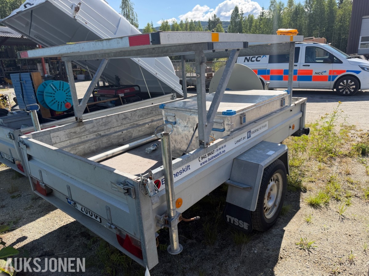 2012 Tysse beredskapshenger - 1300 kg totalvekt