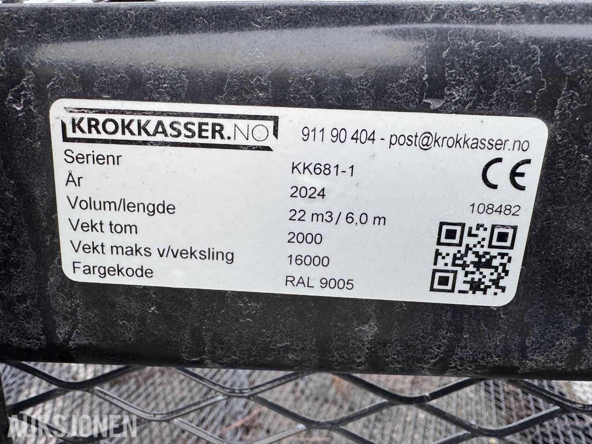 2024 Krokkasse 22 m3 gitter