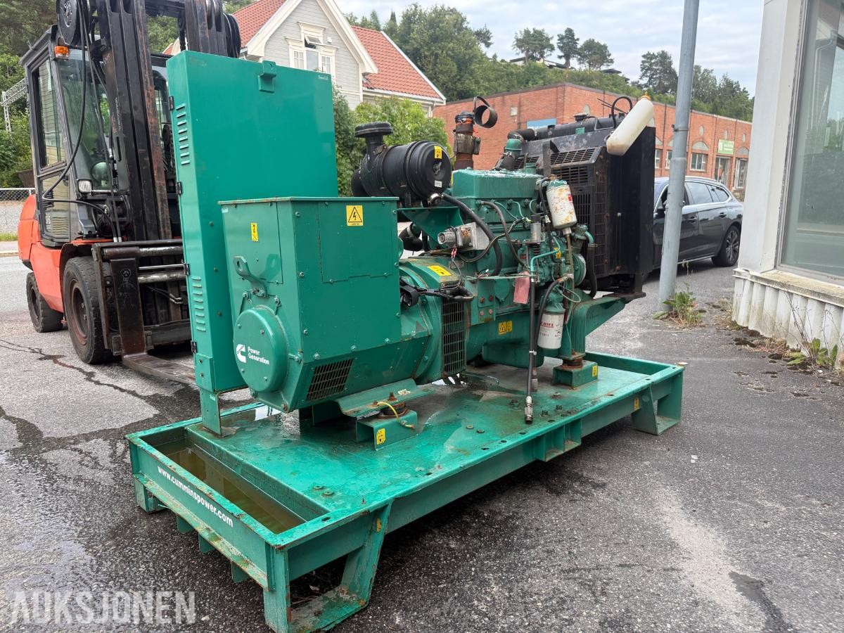 2012 Cummins C66D5 dieselaggregat – 66 kVA , 73 timer