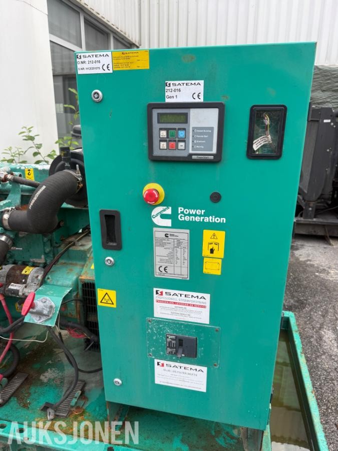 2012 Cummins C66D5 dieselaggregat – 66 kVA , 73 timer