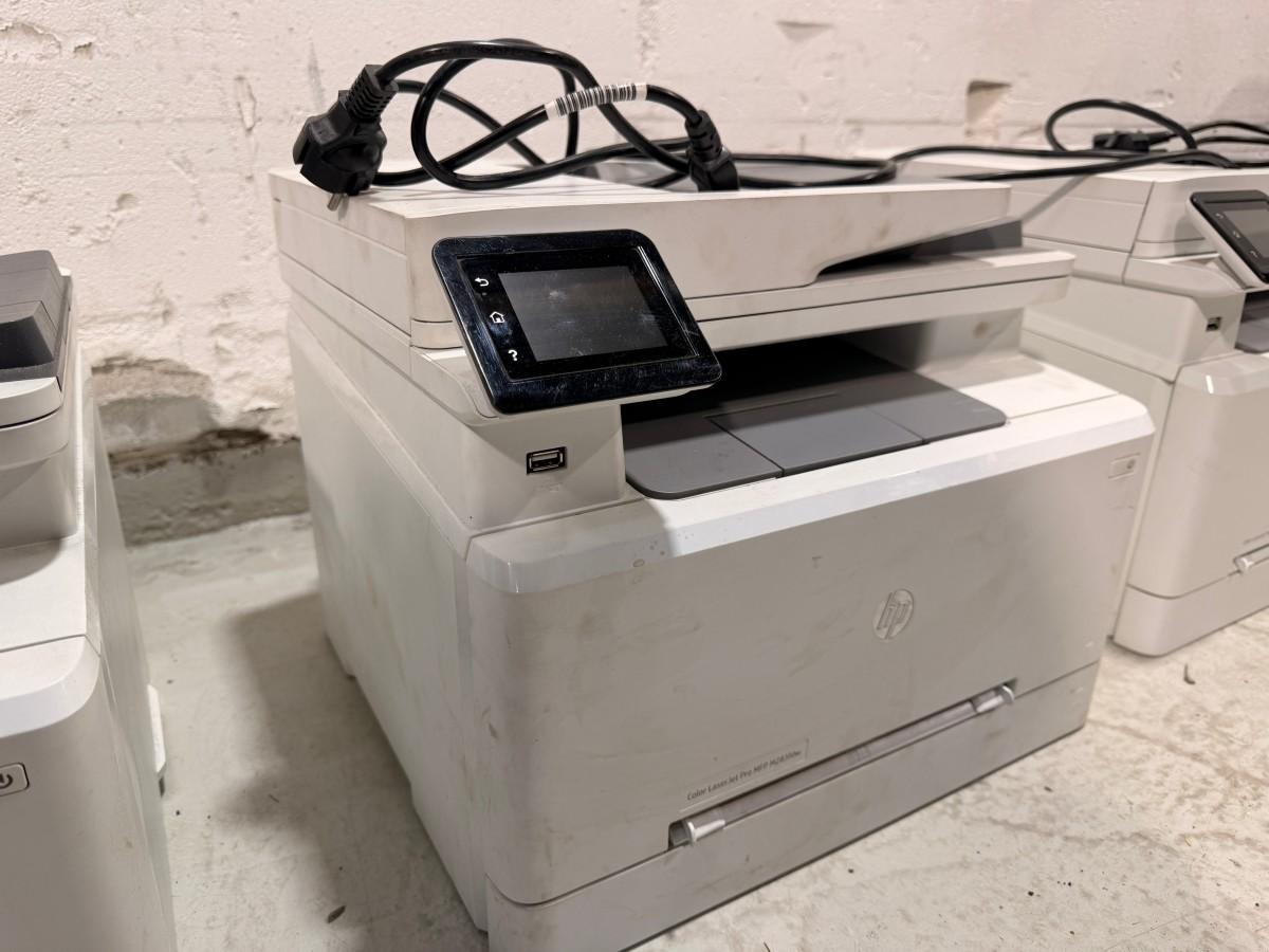 Multifunksjonsskrivere fra HP og Canon med Rexel makuleringsmaskin