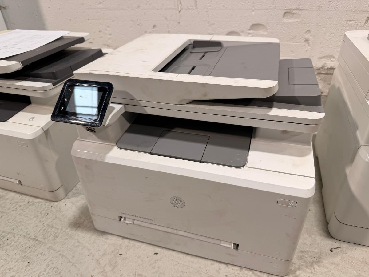 Multifunksjonsskrivere fra HP og Canon med Rexel makuleringsmaskin