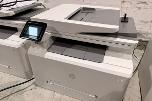 Multifunksjonsskrivere fra HP og Canon med Rexel makuleringsmaskin