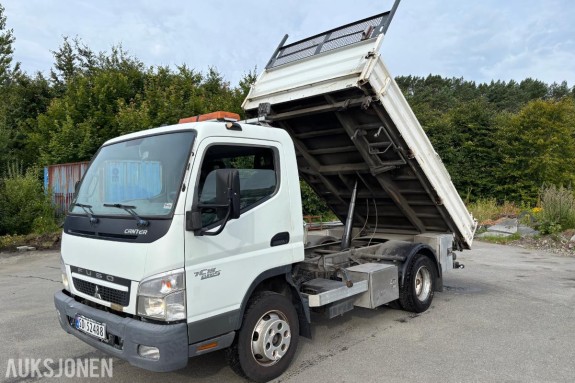 2010 MITSUBISHI CANTER 7C15 3VEIS TIPPBIL - 146 HK - RYGGEKAMERA - DAB - TILHENGERFESTE - EU OK - 130.448KM