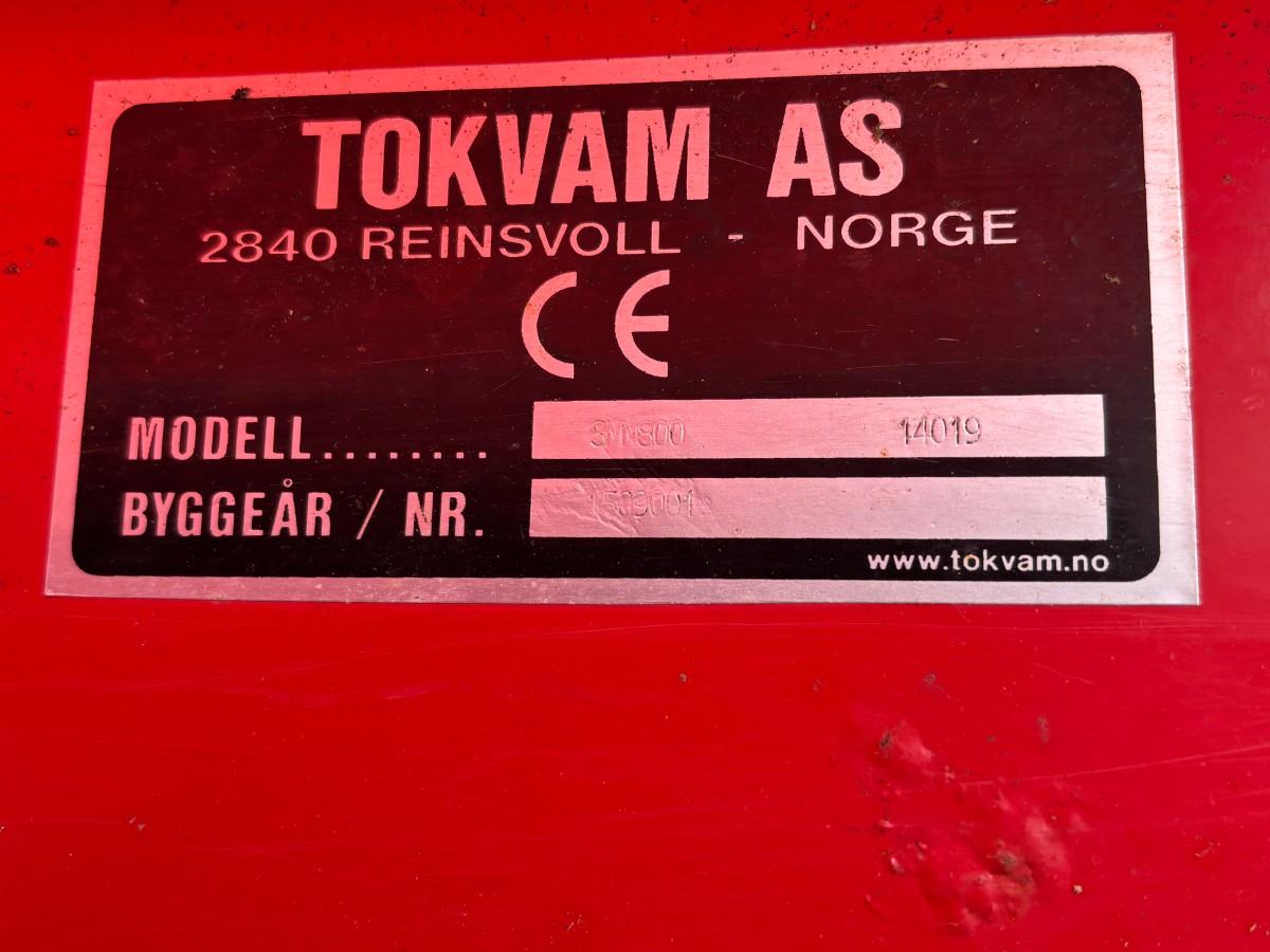 Tokvam SMA800 strøer – 800 liter - Bredde 207 - A-Ramme