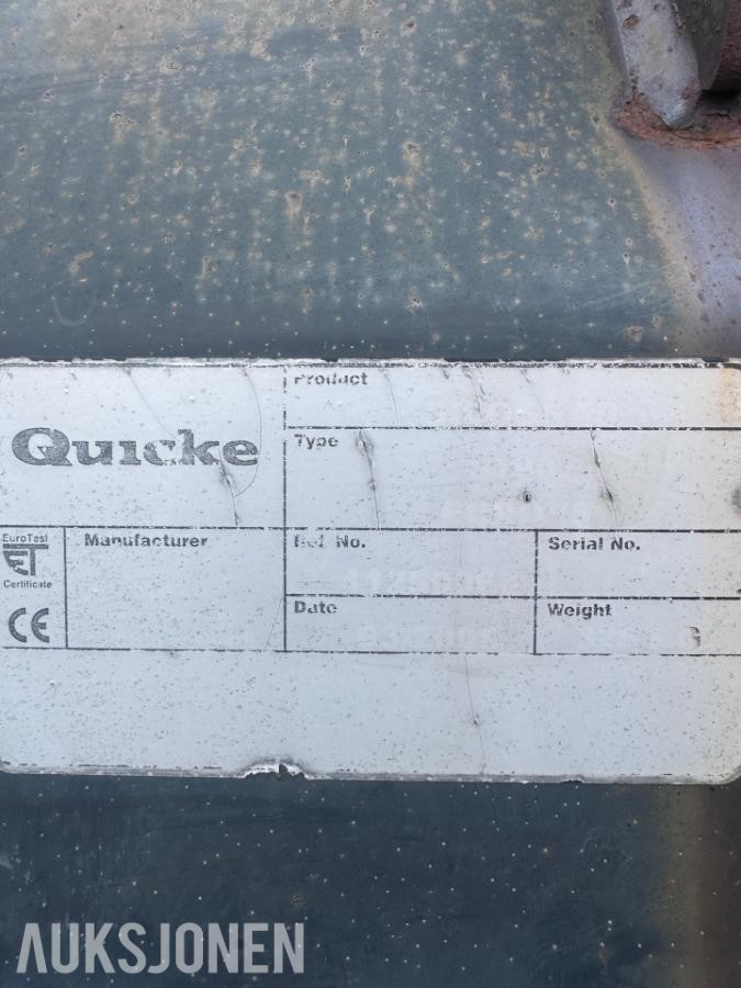 2004 Quicke Silogrip med trekantfeste