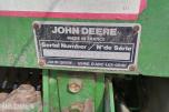 1990 John Deere 550 rundballepresse med variabelt kammer