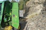 1990 John Deere 550 rundballepresse med variabelt kammer