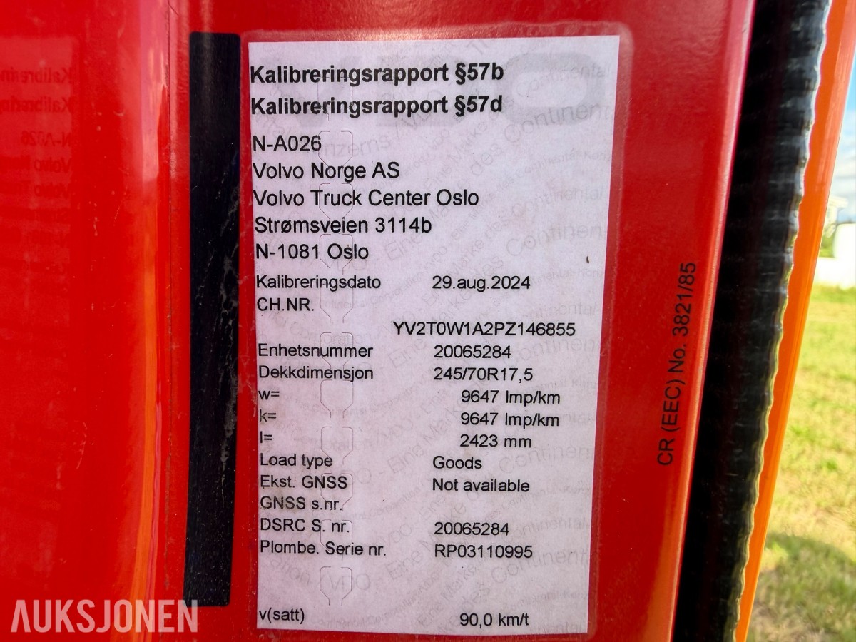 2024 mod. Volvo FL Bergningsbil. Kun 24066 km.