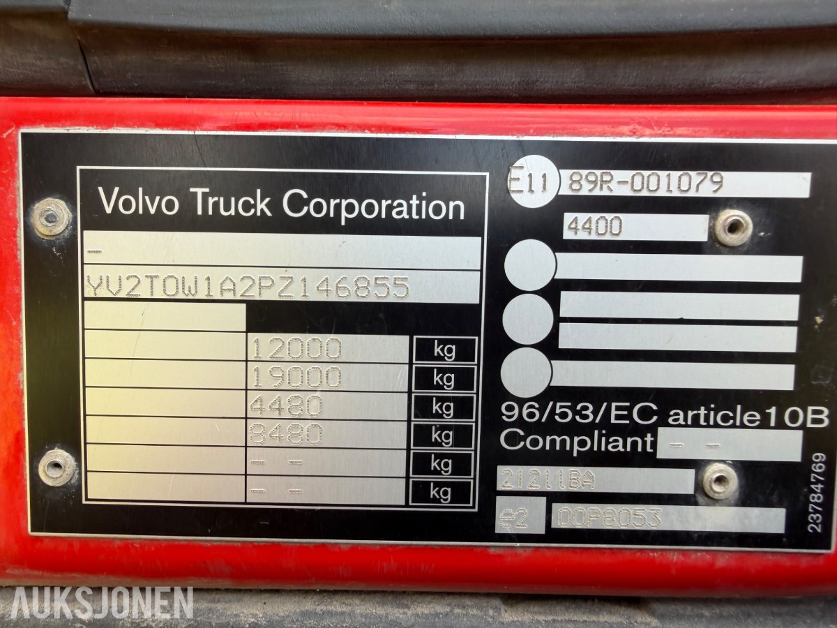 2024 mod. Volvo FL Bergningsbil. Kun 24066 km.
