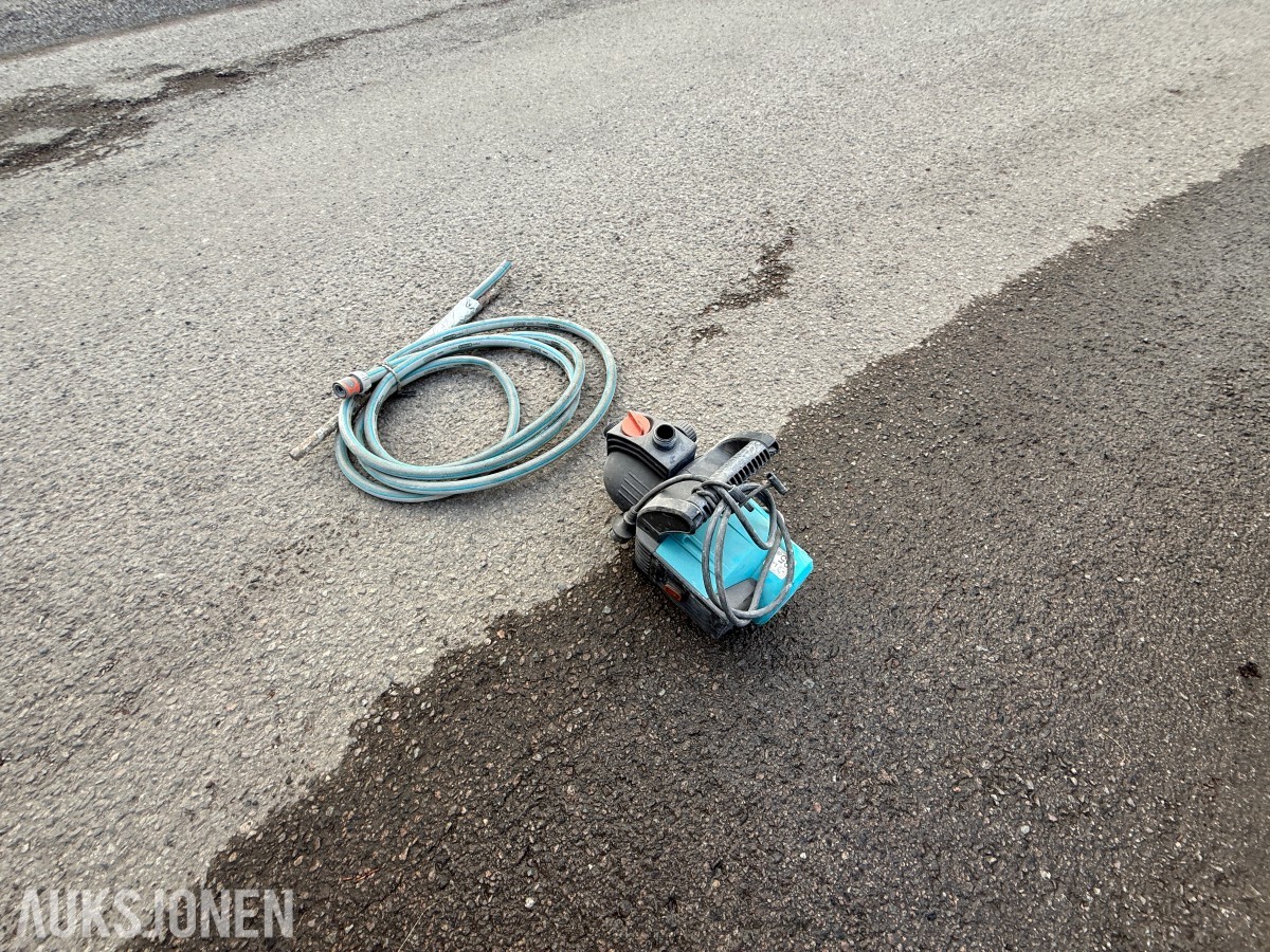Hagepumpe / vannpumpe – Husqvarna 3500/4 med slange