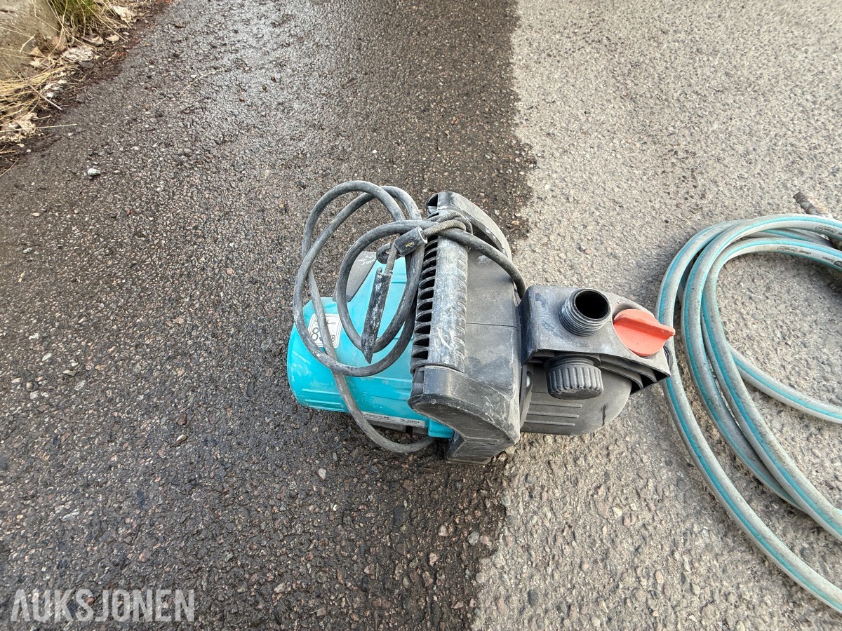Hagepumpe / vannpumpe – Husqvarna 3500/4 med slange