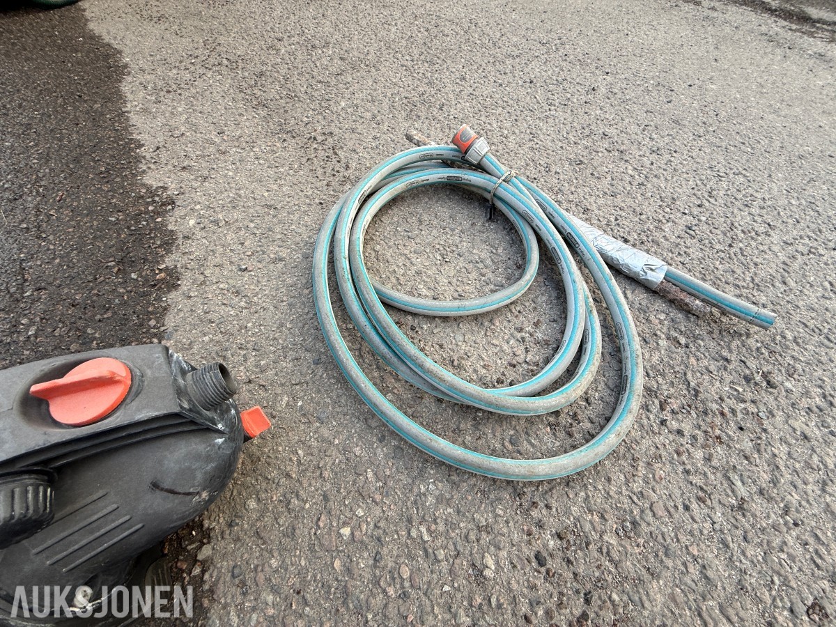Hagepumpe / vannpumpe – Husqvarna 3500/4 med slange