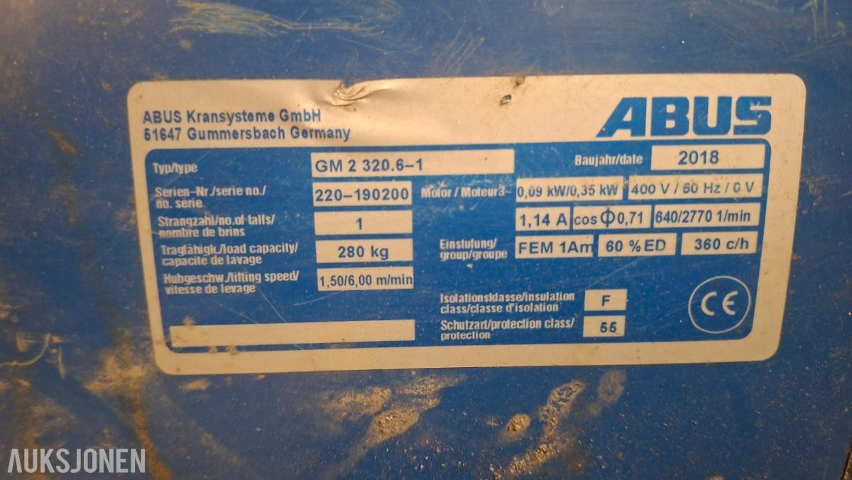 ABUCompact GM2 kjettingtalje