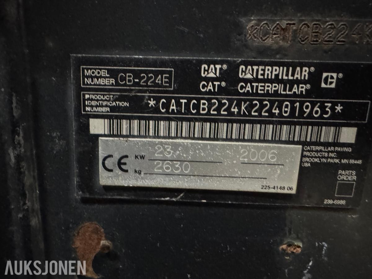 2006 Cat CB-224E VALS