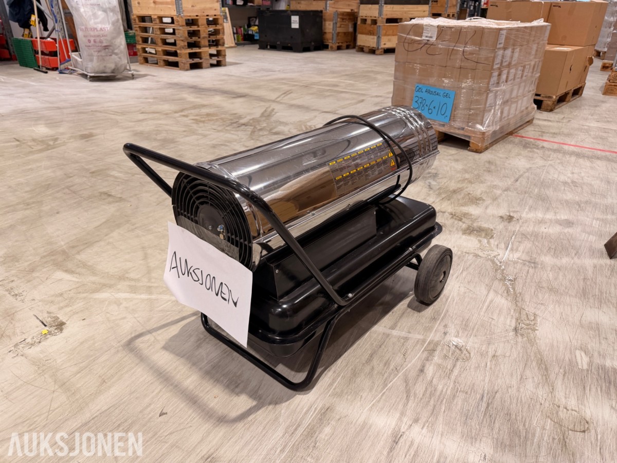SIP Fireball 1500 diesel byggvarmer / varmekanon – 43 kW