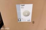 Aneta TVIST taklamper – 3 stk – hvit – Ø56 cm
