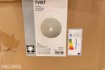 Aneta TVIST taklamper – 3 stk – hvit – Ø56 cm