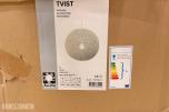 Aneta TVIST taklamper – 3 stk – hvit – Ø56 cm