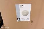 Aneta TVIST taklamper – 3 stk – hvit – Ø56 cm