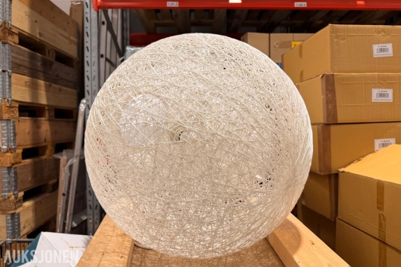 Aneta TVIST taklamper – 3 stk – hvit – Ø56 cm