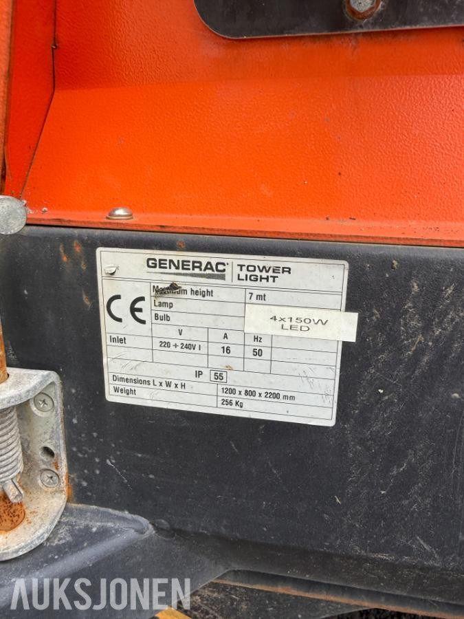 2015 Generac Link tower 7m