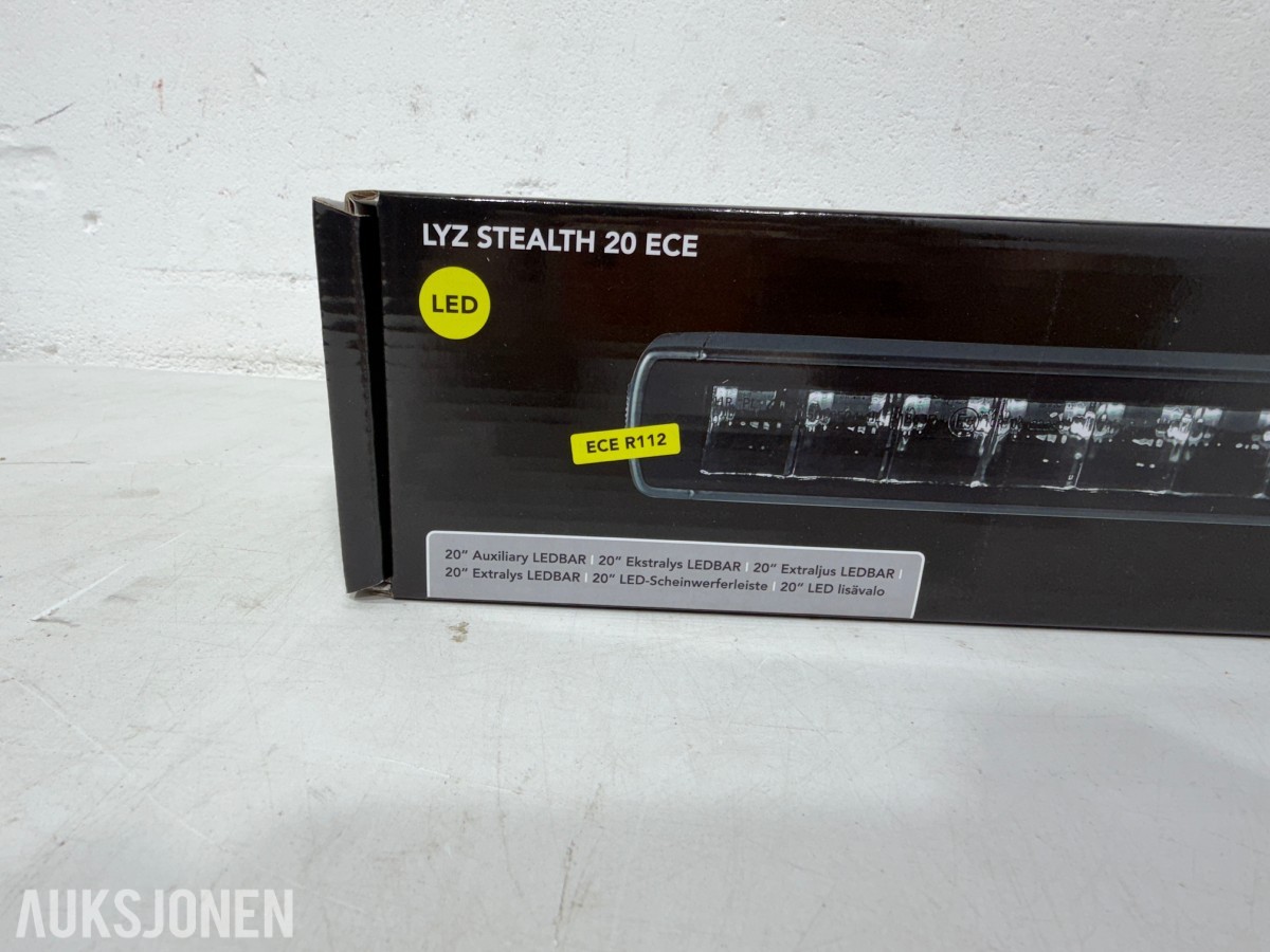 Lyzzpro Premium LED-barer og arbeidslys - Stealth-serie