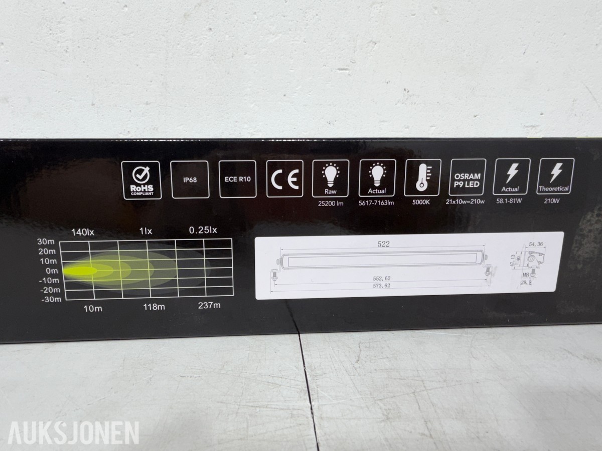 Lyzzpro Premium LED-barer og arbeidslys - Stealth-serie
