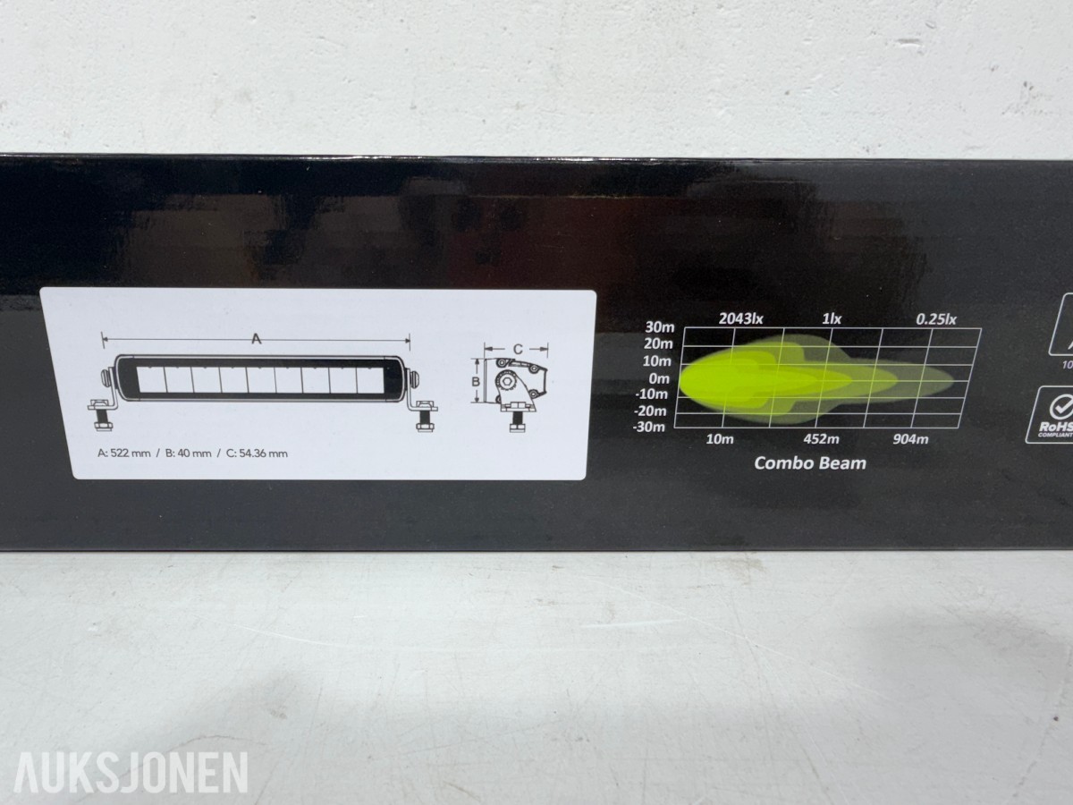 Lyzzpro Premium LED-barer og arbeidslys - Stealth-serie
