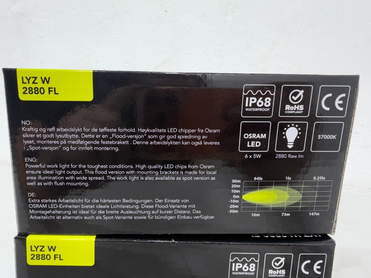 Lyzzpro Premium LED-barer og arbeidslys - Stealth-serie