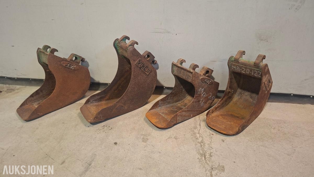 Diverse Skuffer med S30-150 grinn - ingen minstepris