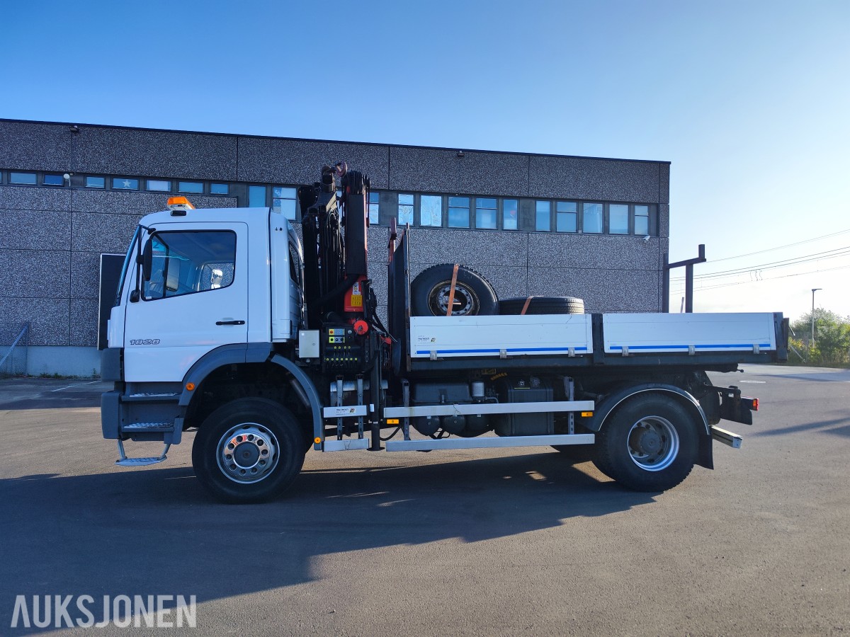 2003 Mercedes-Benz 1828A/42AT 4X4 PLANBIL MED PALFINGER KRAN