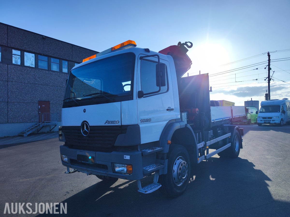 2003 Mercedes-Benz 1828A/42AT 4X4 PLANBIL MED PALFINGER KRAN