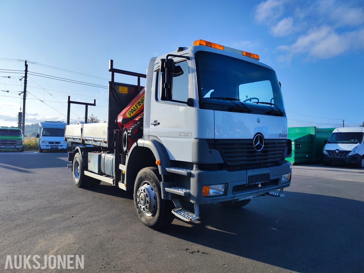 2003 Mercedes-Benz 1828A/42AT 4X4 PLANBIL MED PALFINGER KRAN