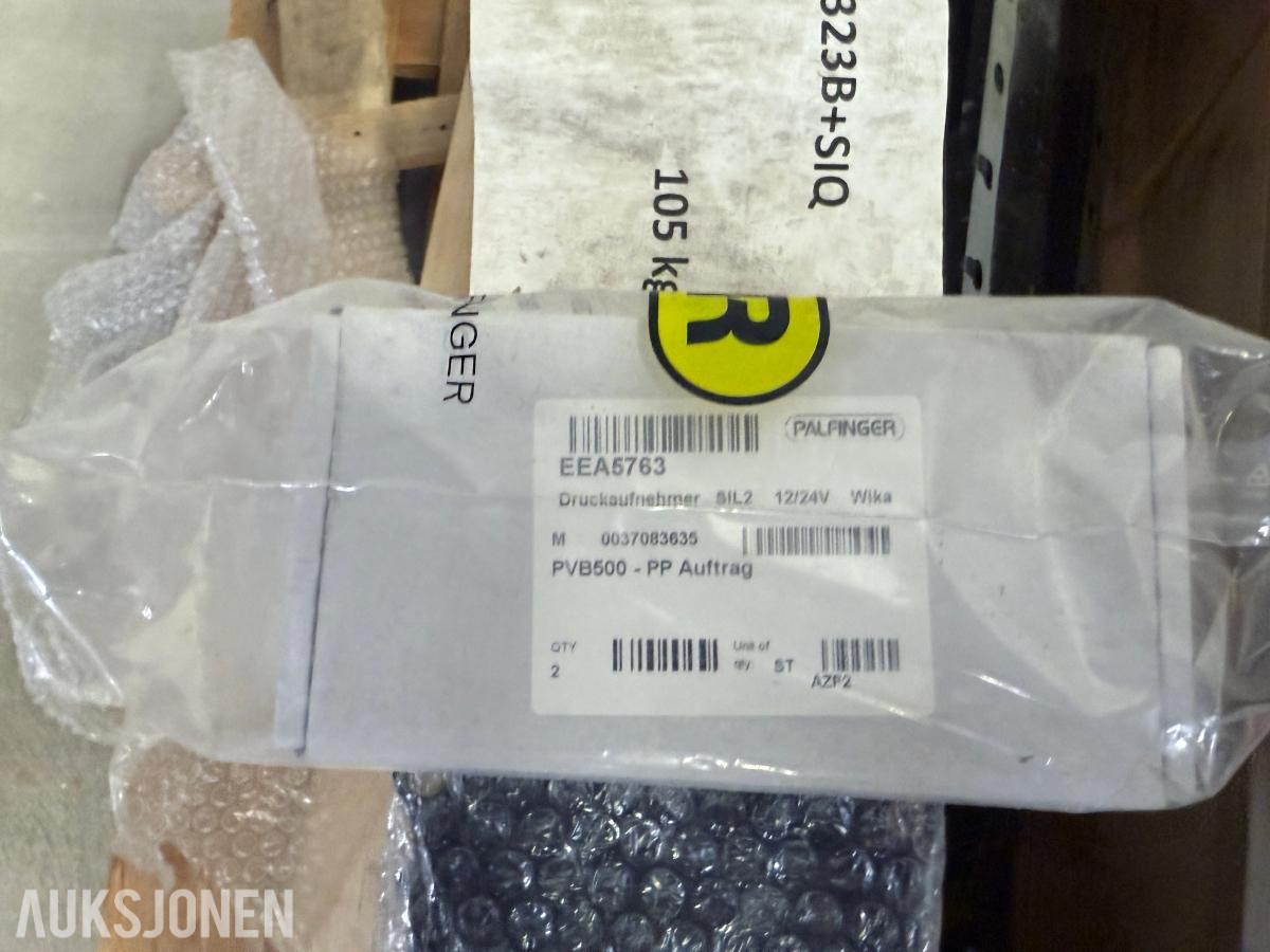 Palfinger BS1323B+SIQ støtteben/stabilisator – komplett med SIQ-deler – 105 kg