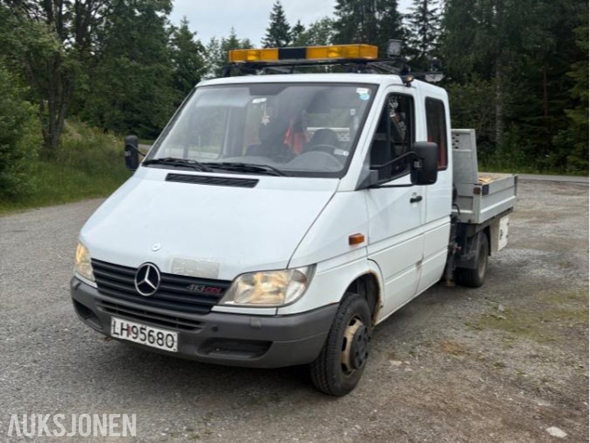 2001 Mercedes-Benz Sprinter kranbil EU ok til 04.2027