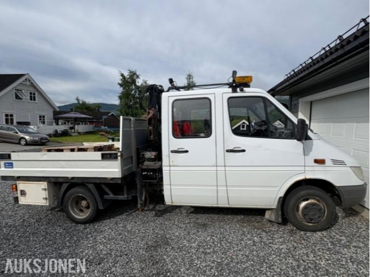 2001 Mercedes-Benz Sprinter kranbil EU ok til 04.2027
