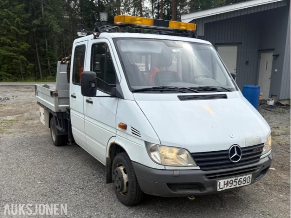 2001 Mercedes-Benz Sprinter kranbil EU ok til 04.2027