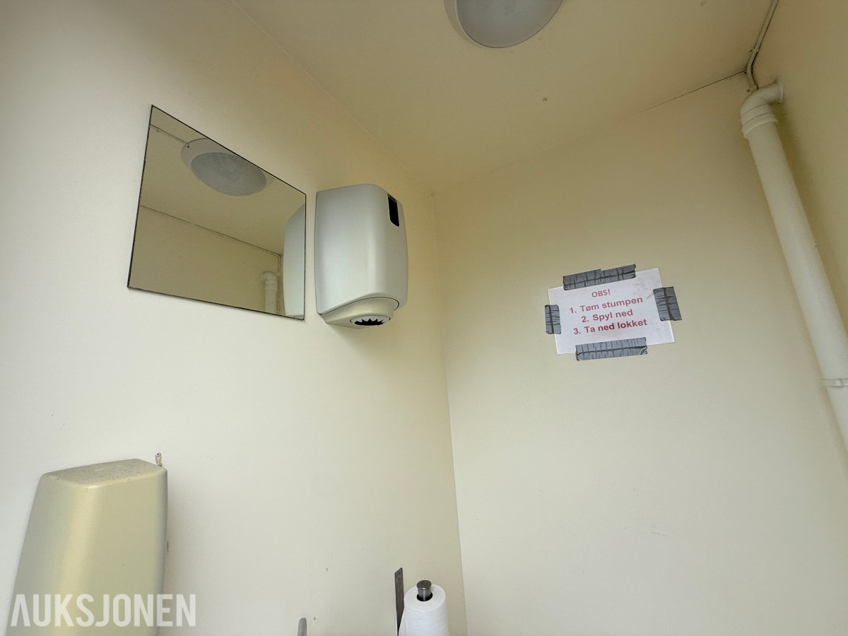 Arnpro mannskapsvogn - toalett